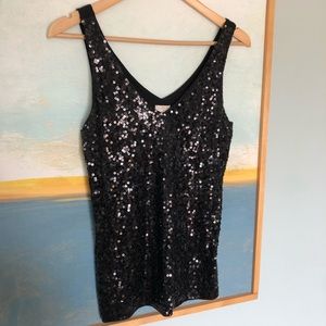 NWT J.Crew Factory Sequin top